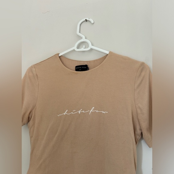 White Fox Baby Tee - Picture 2 of 4